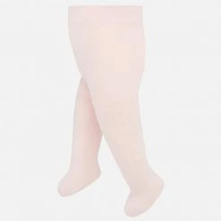 Mayoral Baby Rose Plumeti Pantyhose