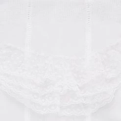 Mayoral White Ruffled Pantyhose Baby