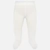 Baby Mayoral White Heart Print Pantyhose