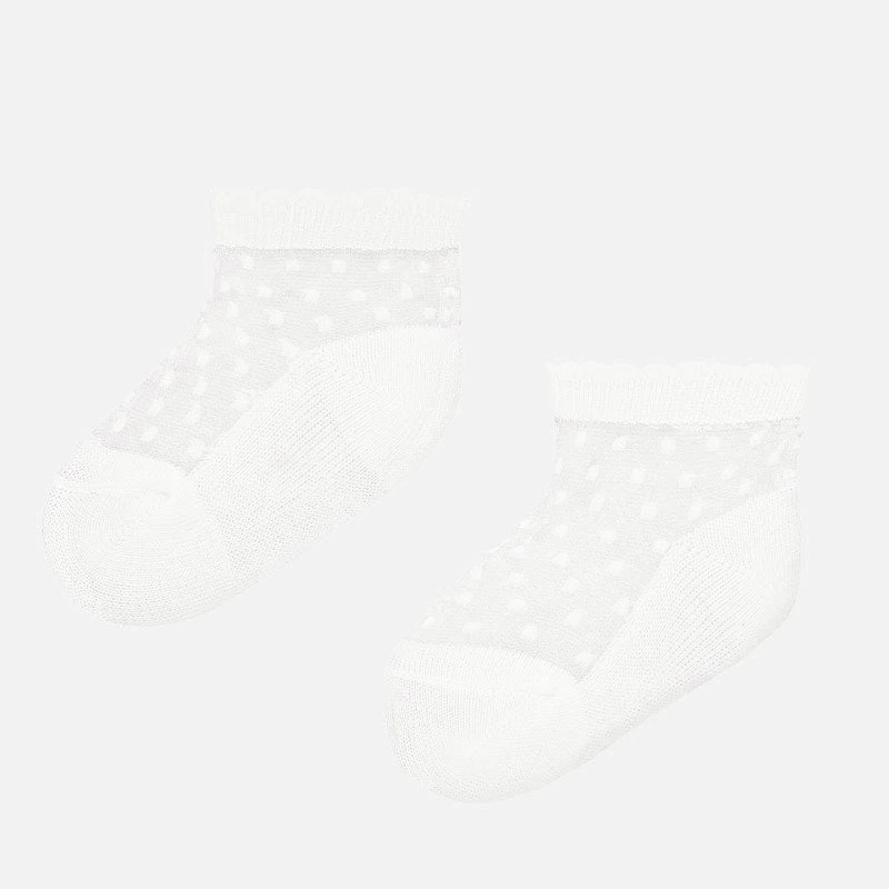 Accessories Mayoral White Patterned Socks 3 Accessories Mayoral White Patterned Socks