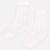 Mayoral White Knitted Long Sock