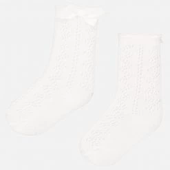 Accessories Mayoral Natural Knitted Long Sock