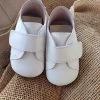 KaterinasDesigns White Leather Velcro Soft Sole Shoe Boys Baptismal 2 KaterinasDesigns White Leather Velcro Soft Sole Shoe Boys Baptismal