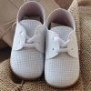 KaterinasDesigns White Leather Lace Up Walking Shoe