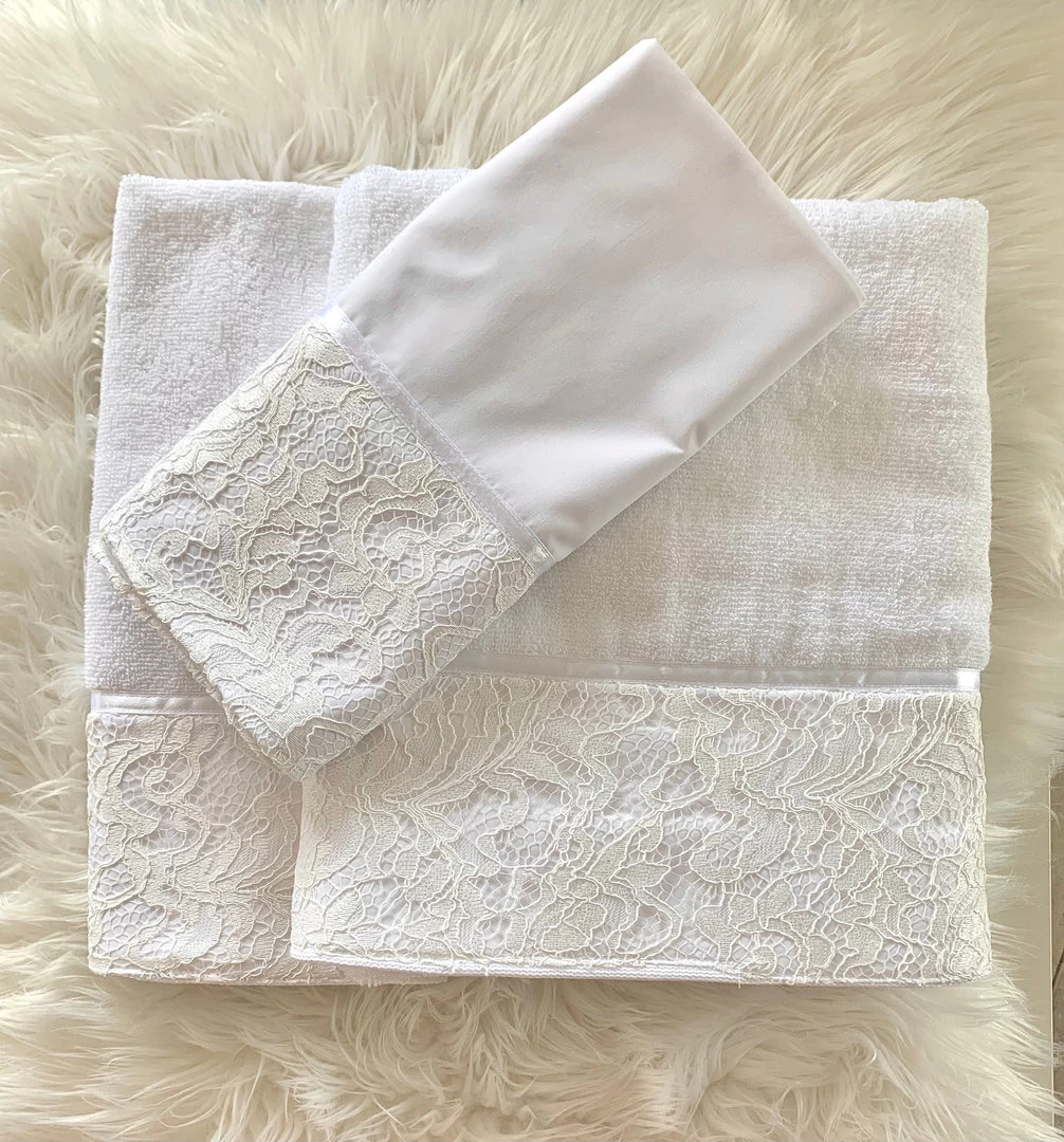 KaterinasDesigns White Lace Ladopano Set 3 KaterinasDesigns White Lace Ladopano Set