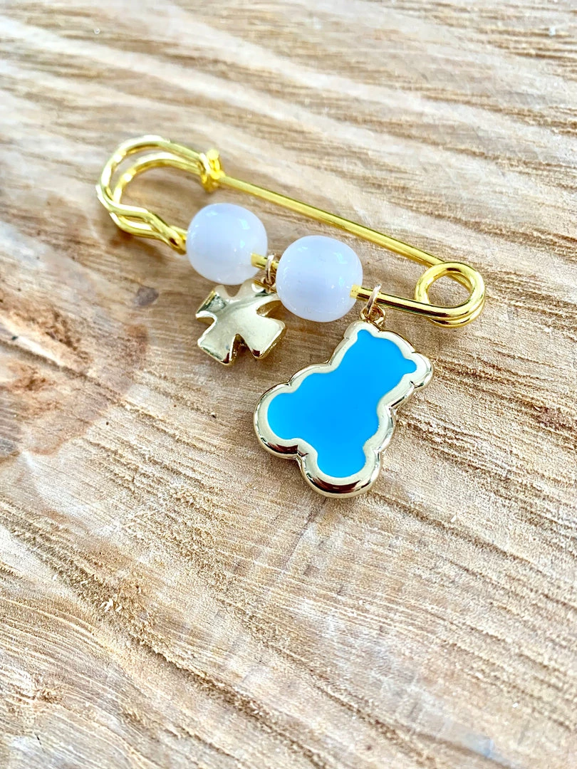 KaterinasDesigns Large Blue Cross And Bear Filaxto / Good Luck Charm 4 KaterinasDesigns Large Blue Cross And Bear Filaxto / Good Luck Charm