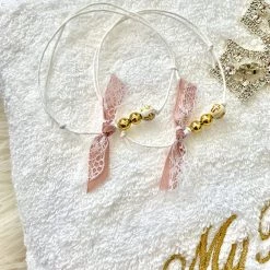 KaterinasDesigns Rose Gold Lace Bracelet Martyiko/Witness Pin