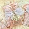 KaterinasDesigns Girls Baptismal Rose Gold Diamond Panagia Gouri Bonbonniere