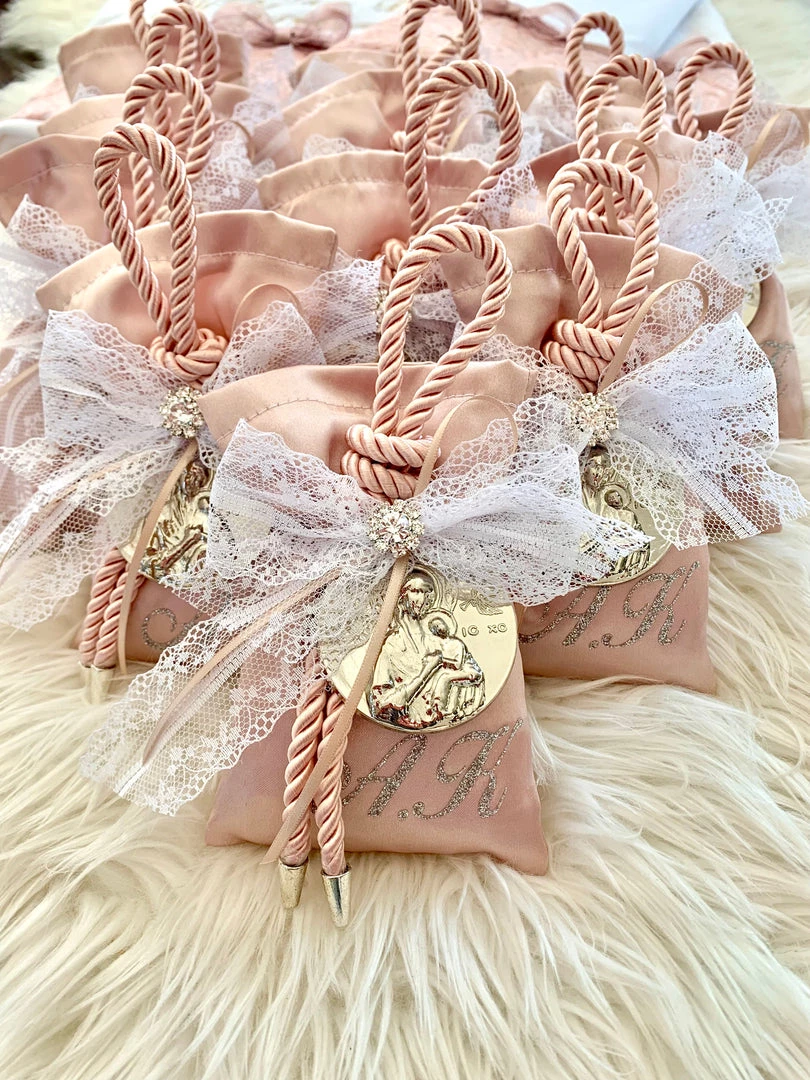 KaterinasDesigns Girls Baptismal Rose Gold Diamond Panagia Gouri Bonbonniere 4 KaterinasDesigns Girls Baptismal Rose Gold Diamond Panagia Gouri Bonbonniere