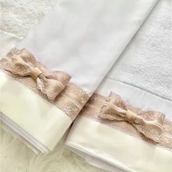 KaterinasDesigns Champagne Rose Lace Ladopano Set Girls Ladopana