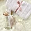 KaterinasDesigns Champagne Rose Lace Oil Bottle Set