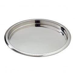 KaterinasDesigns Silver Round Hammered Tray