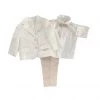 Stella Ivory Beige Lining Baptismal Suit Boys Baptismal Outfits