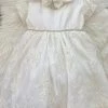 KaterinasDesigns Girls Baptismal Silk Lace Dress 2 KaterinasDesigns Girls Baptismal Silk Lace Dress