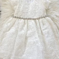 KaterinasDesigns Girls Baptismal French Lace Dress