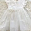 KaterinasDesigns Off White Floral Lace Dress Girls Baptismal