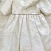 KaterinasDesigns Girls Baptismal Silk Beaded Lace Dress