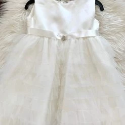 Joan Calabrese Ivory Diamond Baptismal Dress