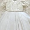 Girls Baptismal Outfits Teter Warm Floral Lace Baptismal Dress