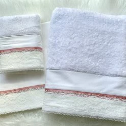 KaterinasDesigns Rose Gold And Ivory Lace Ladopano Set Girls Ladopana