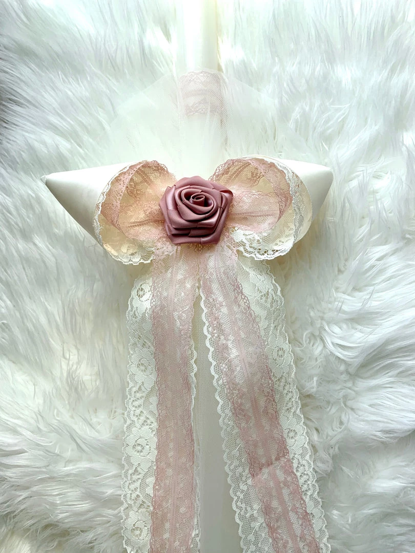 KaterinasDesigns Lambathes Rose Gold Lace Floral Lambatha - 3ft 3 KaterinasDesigns Lambathes Rose Gold Lace Floral Lambatha - 3ft