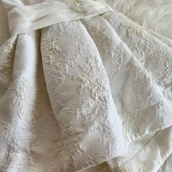 Mayoral High Low Ivory Pleated Baptismal Dress Girls Baptismal Outfits