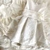 Mayoral High Low Ivory Pleated Baptismal Dress Girls Baptismal Outfits