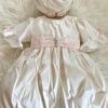 KaterinasDesigns Girls Baptismal Outfits Baby Pink Puckered Baptismal Dress 2 KaterinasDesigns Girls Baptismal Outfits Baby Pink Puckered Baptismal Dress