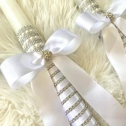 KaterinasDesigns White Diamond And Pearl Lambatha Wedding