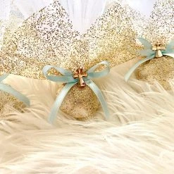 KaterinasDesigns Gold And Baby Blue Bonbonniere