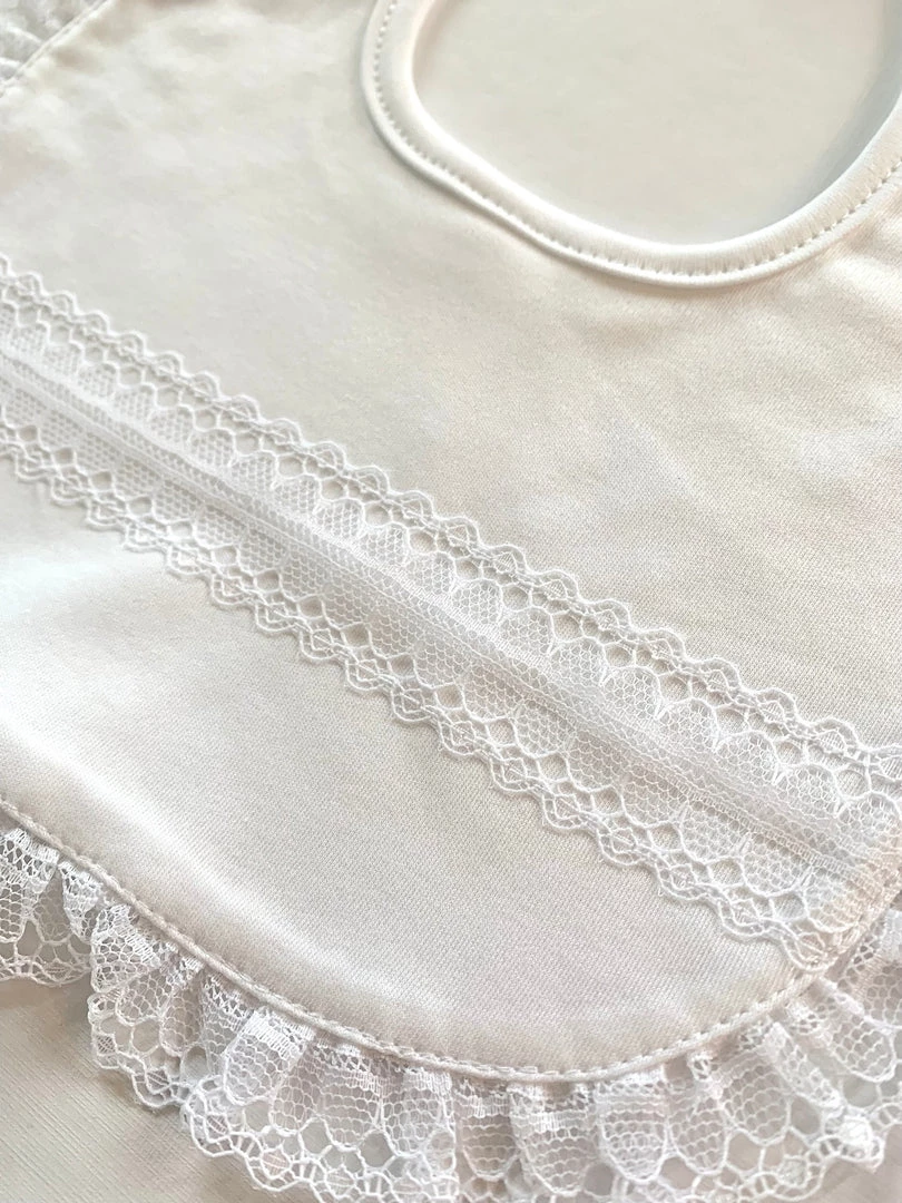 Stella Cotton Lace Bib 4 Stella Cotton Lace Bib