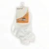 KaterinasDesigns Girls White Cotton Bow Socks - Size 2