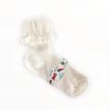 Stella Girls Ivory Cotton Socks - Size 2 (EU. 23/24)