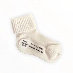 Stella Accessories Boys Ivory Cotton Socks - 6-9m