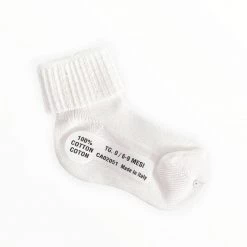 Stella Accessories Boys White Cotton Socks - 6-9m