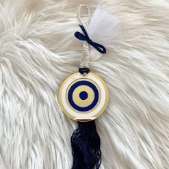 KaterinasDesigns Navy Evil Eye Gouri Bonbonniere