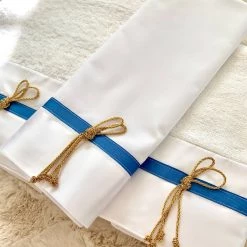 KaterinasDesigns Blue And Gold Tassel Ladopano Set