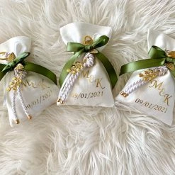 KaterinasDesigns Personalized Greek Olive Vine Bonbonnieres