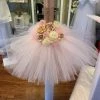 KaterinasDesigns Girls Baptismal Rose Gold Tutu Lambatha