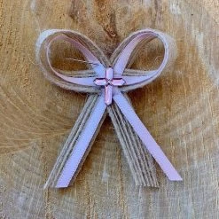 KaterinasDesigns Burlap Pink Martyiko/Witness Pin