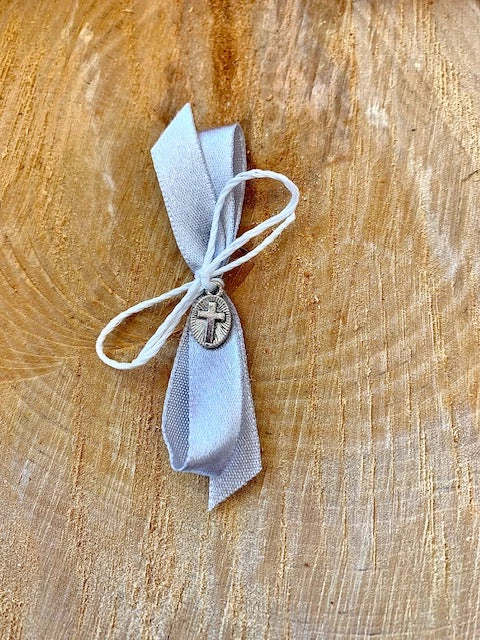 KaterinasDesigns Boys Baptismal Grey Upright Bow Martyiko/Witness Pin 3 KaterinasDesigns Boys Baptismal Grey Upright Bow Martyiko/Witness Pin