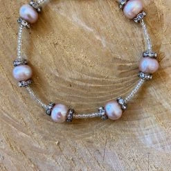KaterinasDesigns Jewelry Blush Pink Fresh Water Pearl Bracelet