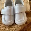 KaterinasDesigns Blanco Leather Walking Shoe Boys Baptismal
