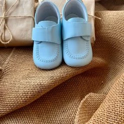 KaterinasDesigns Blue Leather Walking Shoe