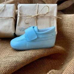 KaterinasDesigns Blue Leather Walking Shoe