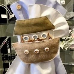 KaterinasDesigns Boys Baptismal Noah's Ark Lambatha