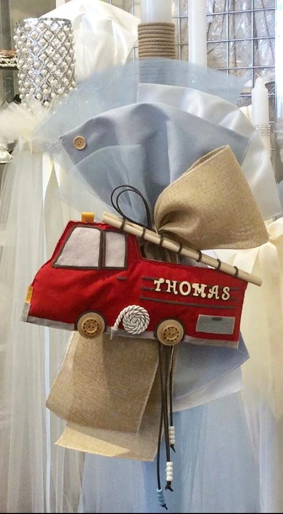KaterinasDesigns Boys Baptismal Firetruck Lambatha 3 KaterinasDesigns Boys Baptismal Firetruck Lambatha