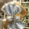 KaterinasDesigns Baby Blue And Burlap Upright Bow Lambatha