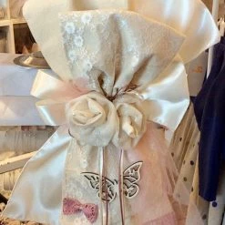 KaterinasDesigns Girls Baptismal Butterfly Upright Lambatha