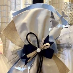 KaterinasDesigns Neutral Navy Airplane Lambatha